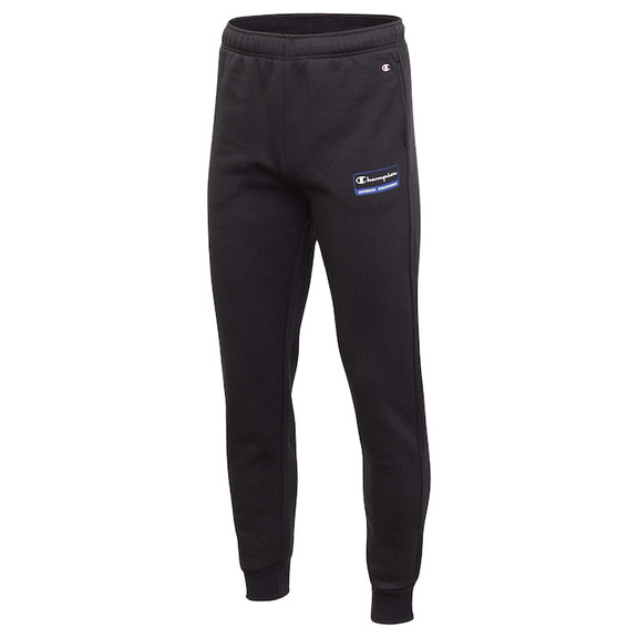 Champion Legacy Custom Fit Athleticwear Logo printed Cuff Pants "Black"