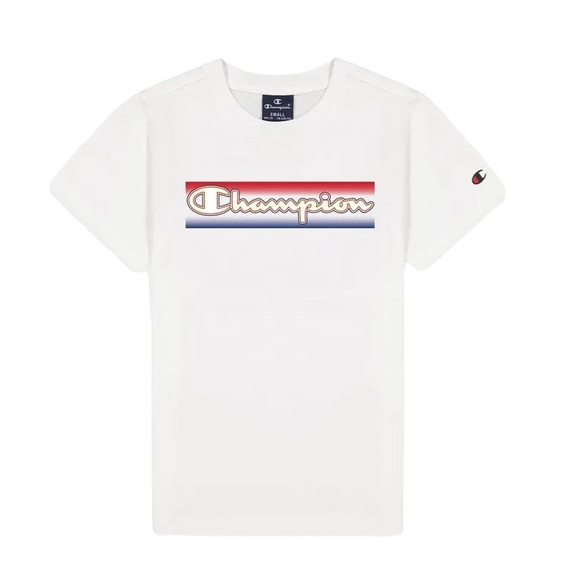 Champion Legacy Kids Graphic T-Shirt / Short Set "White"