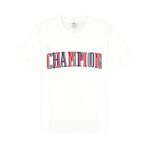 Champion Multicolour Bookstore Cotton T-Shirt "White"