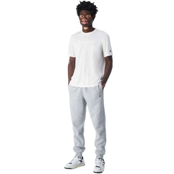 Champion Ribbed Cuffs Fleece Slim Fit Joggers "Light Grey"