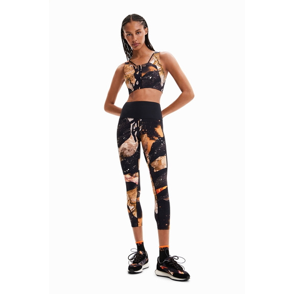 Desigual Mineral-Effect Print Leggings