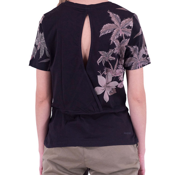 Desigual Tee Crossed Open Back Life