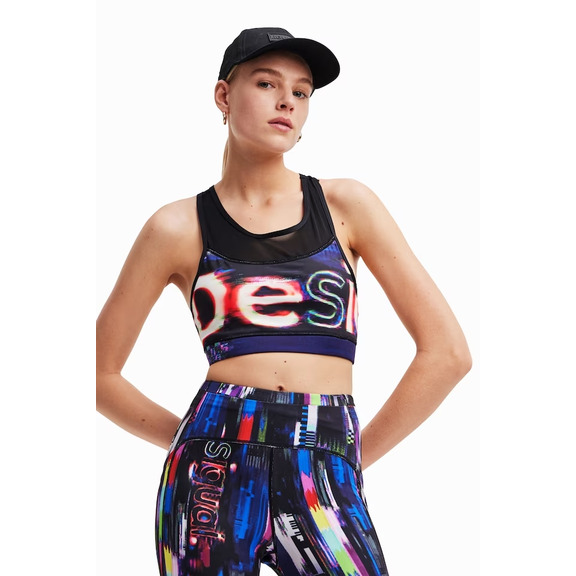 Desigual Top sport logo "Multicolor"