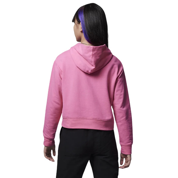 Jordan Girls Essentials Shine Pullover Hoodie "Pinksicle"