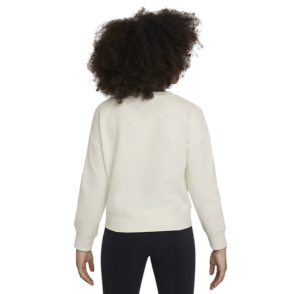 Jordan Girls Jumpman Essentials Crew Sweater "Pale Ivory