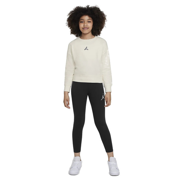 Jordan Girls Jumpman Essentials Crew Sweater "Pale Ivory