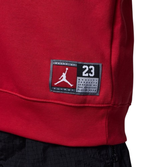 Jordan Kids HBR Logo 23 Fleece Pullover Hoodie "Gym Red"