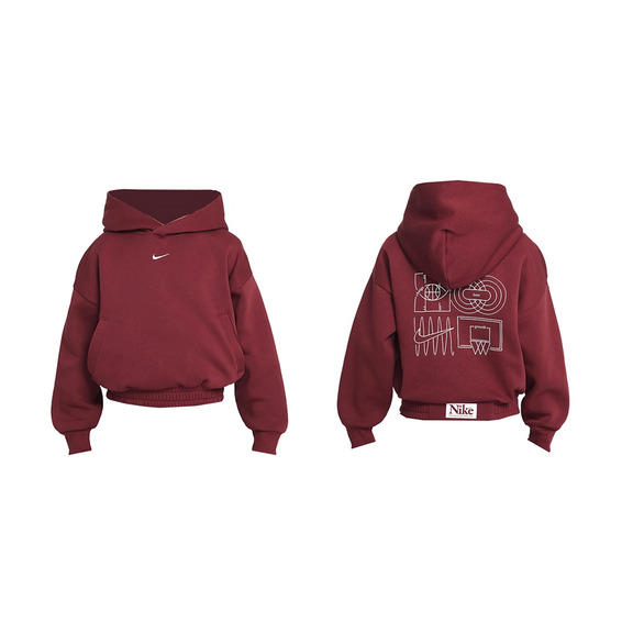 Nike Sudadera Niñ@ Culture of Basketball "Team Red"