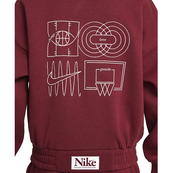 Nike Sudadera Niñ@ Culture of Basketball "Team Red"