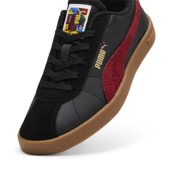 Puma Club II YEAR OF SPORT Jr " Black-Intense Red-Gum"