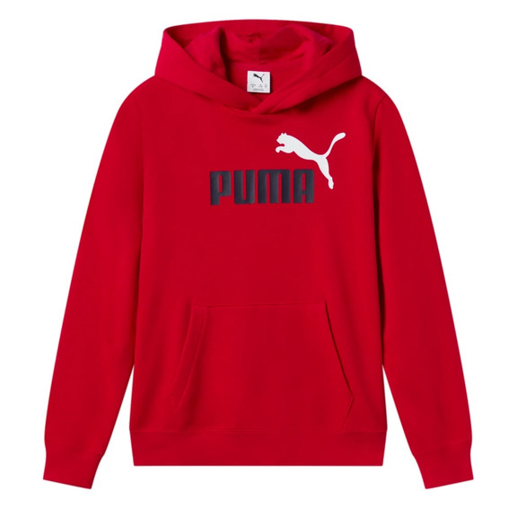 Puma ESS 2 COLOR No.1 Logo Hoodie TR B "For All Time Red"