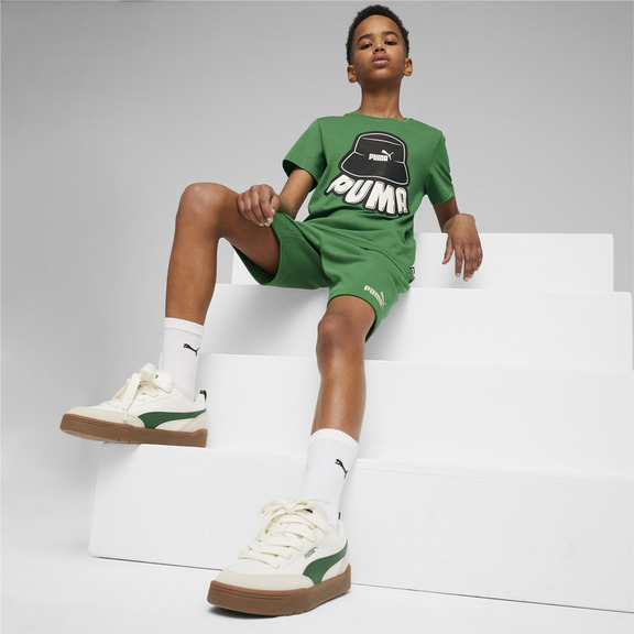 Puma Junior ESS+ MID 90s Graphic Tee B "Archive Green"