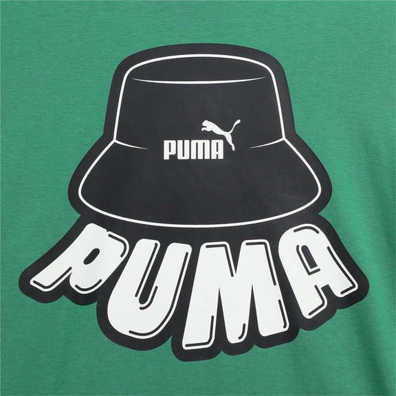 Puma Junior ESS+ MID 90s Graphic Tee B "Archive Green"