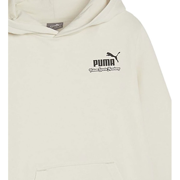 Puma Junior ESS+ MID 90s Hoodie TR B "Alpine Snow"