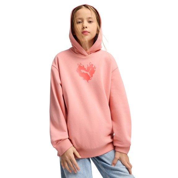 Puma FLAMING LOVE Hoodie TR G "Pink Fruit"