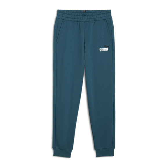 Puma Junior ESS+ 2 Col Logo Pants FL cl B "Cold Green"