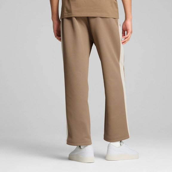 Puma T7 ALWAYS ON Track Pants DK op "Totally Taupe"