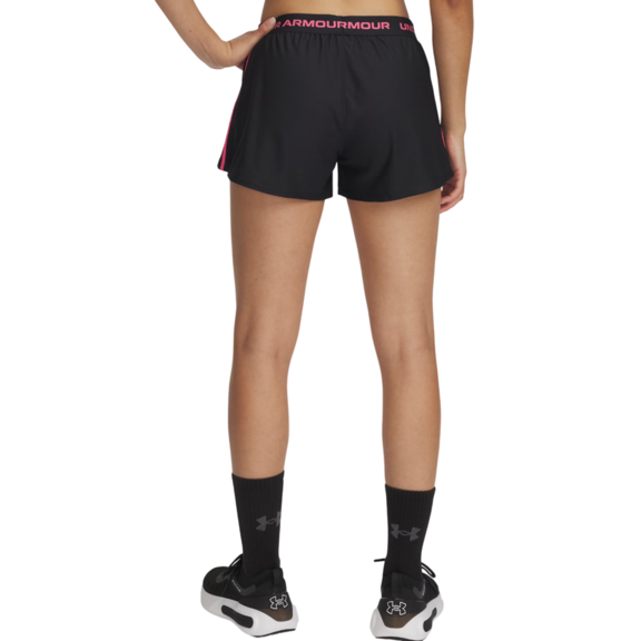 UA Women's Tech™ Play Up Shorts "Black-SuperPink"