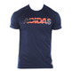 Adidas Camiseta Climalite Base Logo (marino/naranja flour)
