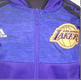 Adidas Chaqueta Junior Angeles Lakers (purpura/negro/amarillo)