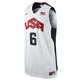 Camiseta Nike Réplica Lebron James "USA" (100/blanco/navy/rojo)