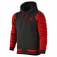 Jordan Varsity Hoody 2.0 "Twice Black Crimson" (033/negro/naranja)