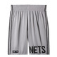 Adidas NBA Short Brooklyn Nets Winter Hoops Rev (gris)