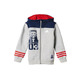 Adidas Chaqueta Niño Team Tiger (gris/azul/rojo)