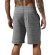 Reebok Short Elements Big Logo Fitness (gris)