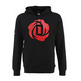 Adidas Sudadera D-Rose Logo (negro/rojo)