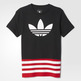 Adidas Originals Camiseta Youth FL (black/scarlet)