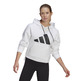 Adidas Sportswear Relaxed Doubleknit Fit Logo Hoodie