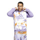 Adidas Sudadera Capucha Basket Allover Print "Magic Lilac"