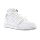 Air Jordan 1 Mid (GS) "White" (112/white/grey)