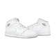 Air Jordan 1 Mid (GS) "White" (112/white/grey)