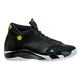 Air Jordan 14 Retro "Indiglo" (005/black/white/vivid green)