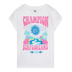 Champion Girl`s Graphic Crewneck T-shirt "White"