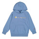 Champion Kids Graphic Fleece Hoodie "Teal Blue"