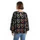 Desigual Loose Crepe Hearts Blouse