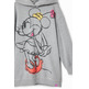 Desigual Minnie dress with hood "Gray Vigore"