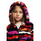 Desigual Multicolored animal print faux fur jacket