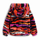 Desigual Multicolored animal print faux fur jacket