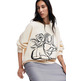 Desigual Oversized floral sweatshirt "Beige"