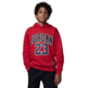 Jordan Kids HBR Logo 23 Fleece Pullover Hoodie "Gym Red"