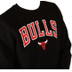 New Era Chicago Bulls BLK Tip Off Crew Sweat