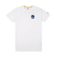 New Era Golden State Warriors WHI Tip Off Chest N Back Tee