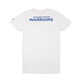 New Era Golden State Warriors WHI Tip Off Chest N Back Tee