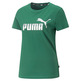 Puma ESS+ Metallic Logo Tee "Vine"