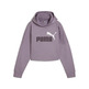 Puma Girls ESS Logo Cropped Hoodie G "Pale Plum"