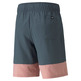 Puma Power Colorblock Woven Shorts 9" "Dark Slate-Rosette"